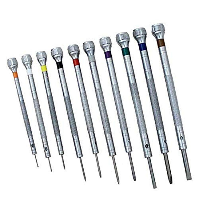 DIY Crafts 1 Set Pack, Watch Repair Screwdriver Set, Micro Precision Screwdriver Set 0.5mm - 2.5mm with Stand Replacement Tips Jewelry Watch (1 Set Pack, Watch Repair Screwdriver Set) - Image 5
