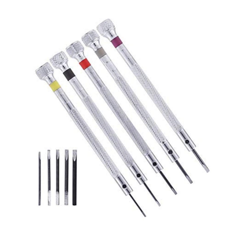 DIY Crafts 1 Set Pack, Watch Repair Screwdriver Set, Micro Precision Screwdriver Set 0.5mm - 2.5mm with Stand Replacement Tips Jewelry Watch (1 Set Pack, Watch Repair Screwdriver Set) - Image 3