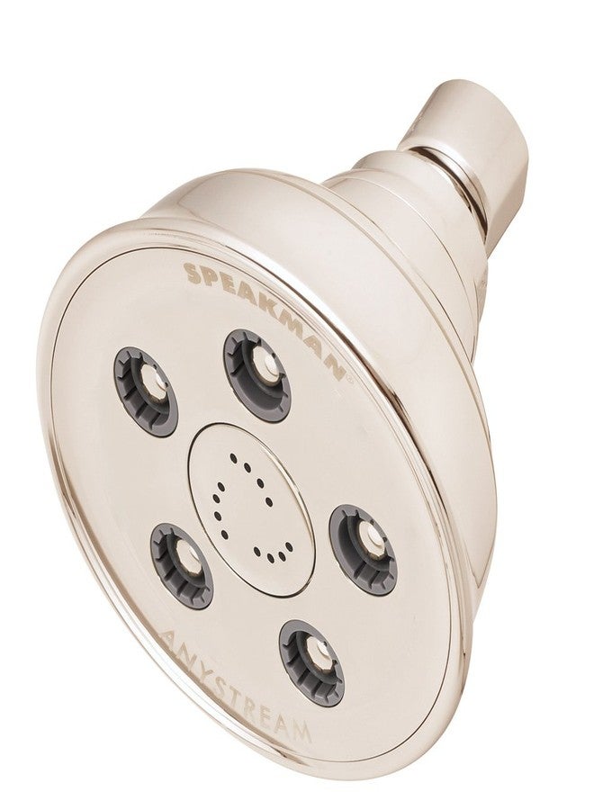 Speakman S-3014-PN Caspian Anystream High Pressure Adjustable Shower Head, Polished Nickel - Image 1