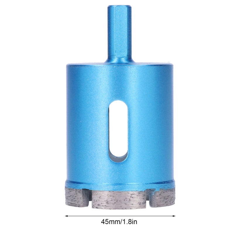 Diamond Blade: Blue Oval Chip Hole Design - High-quality Diamond Material Sharp Wear-resistant Durable Core Hole Saw for Marble Concrete Artificial Stone Electric Drill Bench Drill - Image 3