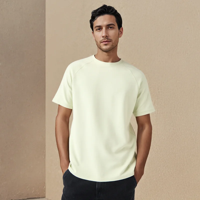 Splash FAV Textured Raglan Sleeves T-shirt