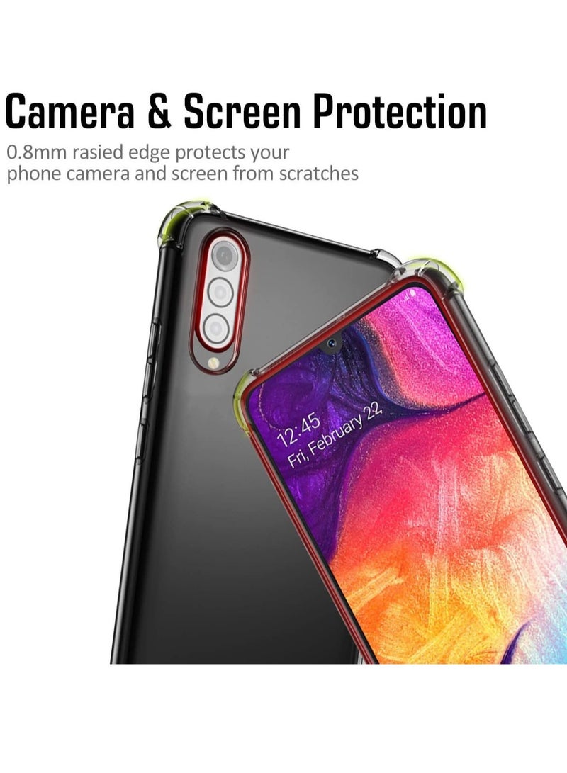 ELTRAZONE Samsung Galaxy A30S Case Cover Protective Shock Absorption Bumper soft Transparent Case (Clear) - Image 2