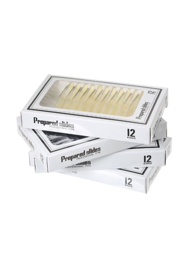 NIBEMINENT 48-Piece Prepared Microscope Slide Set Multicolour - Image 2