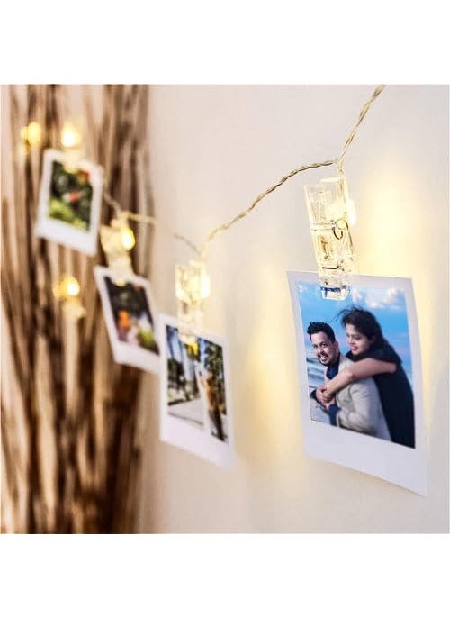 Nexaprint Nexaprint Personalized Retro 20 Photo Prints 4X5 Inch Size Upload Your Photo with Text Emojis LED String Included Your Beautiful Moments Party Decoration Gift for Every Occasion  - Image 1