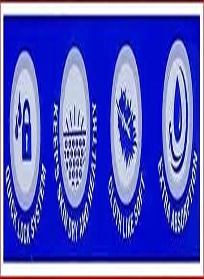 رومسونز فوط صحية من درايتكس - 5 طبقات ماصة للسوائل بتقنية متطورة - 60 × 90 سم - 10 قطع/عبوة (عبوة من 4 قطع) - Image 3