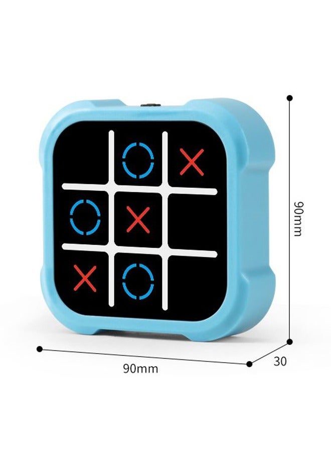 Tic Tac Toe Games, Original 3-in-1 Handheld Puzzle Game Console, Portable Chess Board Games, Fun Brain and Memory Games, Educational Travel Games Family Game Improve Memory and Concentration(Yellow) - Image 2