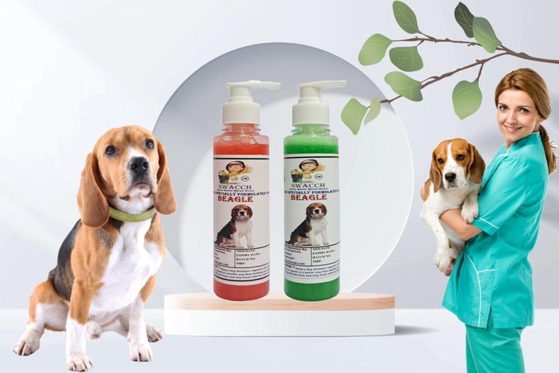 SWACCH Premium Shampoo for Beagle (200ML) (Combo Pack of 2) Strawberry & NEEM ALOVERA - Image 2