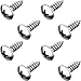 PRIME AVE Stainless Steel License Plate Screws for License Plates Frames Covers Rust Proof Licence Plate Screw Set for FrontRear Compatible with Buick Cadillac Chevrolet GMC - Image 2