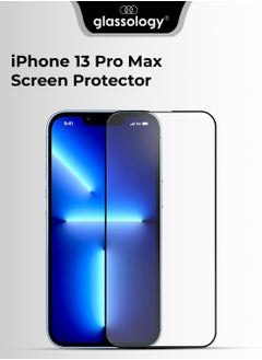 glassology iPhone 13 Pro Max 5D Screen Guard With 9H Tempered Full Glue Glass Screen Protector 9H Tempered Full Coverage And Flexible  - Image 1