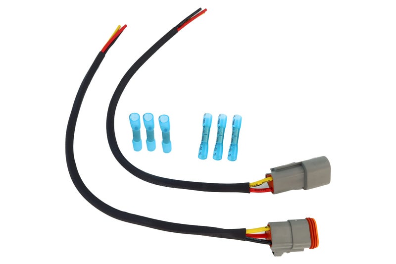 MITOB DT Connector Pigtail Cable 3pin Male and Female 1ft/30cm (3 Pin) - Image 4