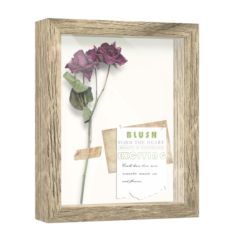 Frameworks 8x10 Driftwood Wooden Shadow Box From - Image 1