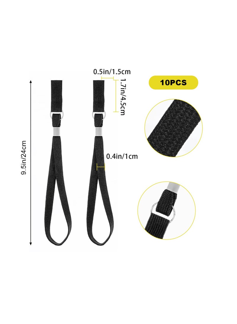 SYOSI 20 قطعة حزام حلقة المعصم لعصا المشي لكبار السن، ملحقات عصا المشي حزام حلقة المعصم لعصي المشي - Image 2