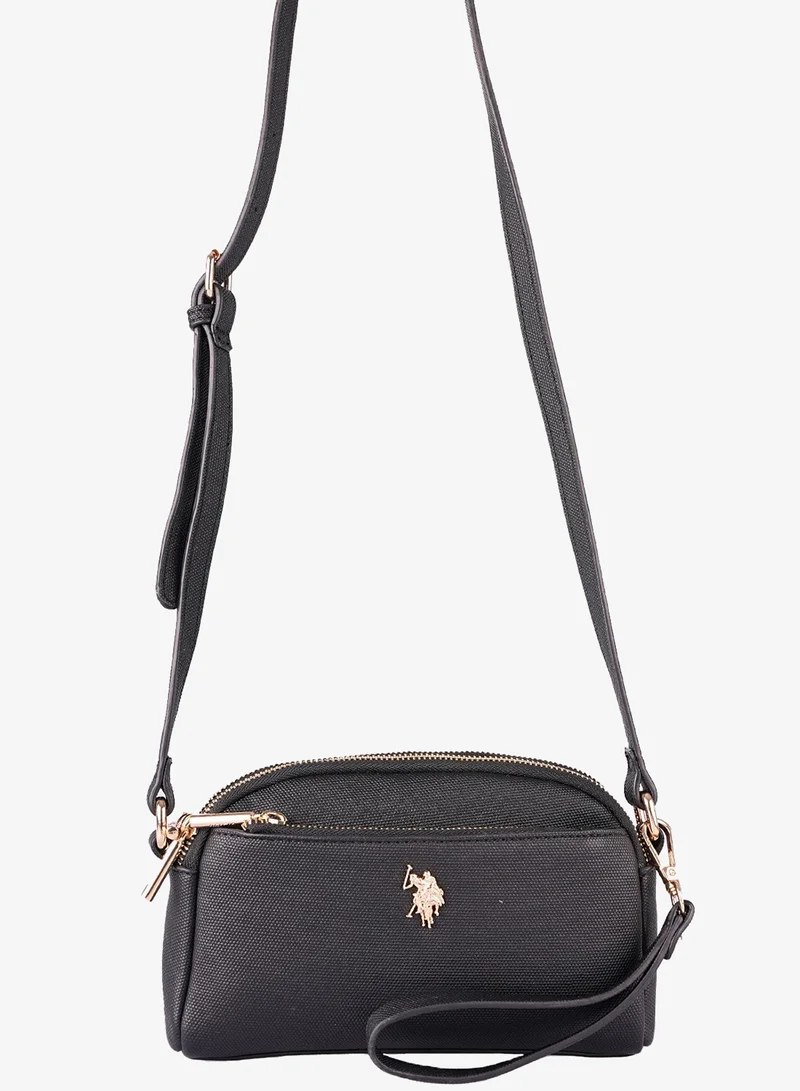 U.S. Polo Assn. BLACK U.S. Polo Assn. Women's Crossbody Bag, Ladies Shoulder Bag Handbag for Ladies Travel Bag for Girls Black for Women | Best Price UAE
