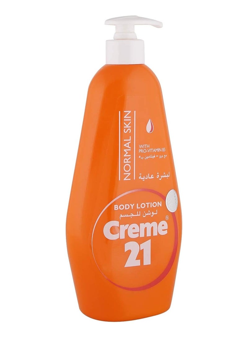 Creme 21 Body Lotion for Normal Skin with Pro Vitamin B5, 600 ml - Image 2