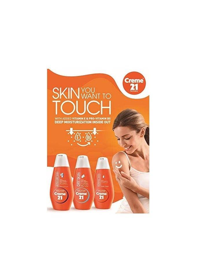 Creme 21 Body Lotion for Normal Skin with Pro Vitamin B5, 600 ml - Image 4