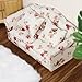 Cutemini Dollhouse Couch Miniature Sofa with Pillows Dollhouse Living Room Funiture 112 Model 3 Pcs High Simulation Upholstered Armchair Mini Room Artificial House Scene Decoration White Floral - Image 4