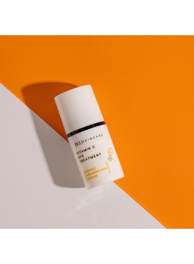 DCL Skincare Vitamin C Eye Treatment boosts collagen and reduces eye puffiness with High Potency Vitamin C, Vitamin B5 and Hyaluronic Acid, 0.5 Fl Oz - Image 3