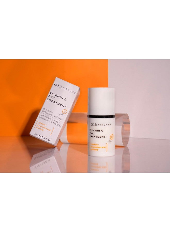 DCL Skincare Vitamin C Eye Treatment boosts collagen and reduces eye puffiness with High Potency Vitamin C, Vitamin B5 and Hyaluronic Acid, 0.5 Fl Oz - Image 4