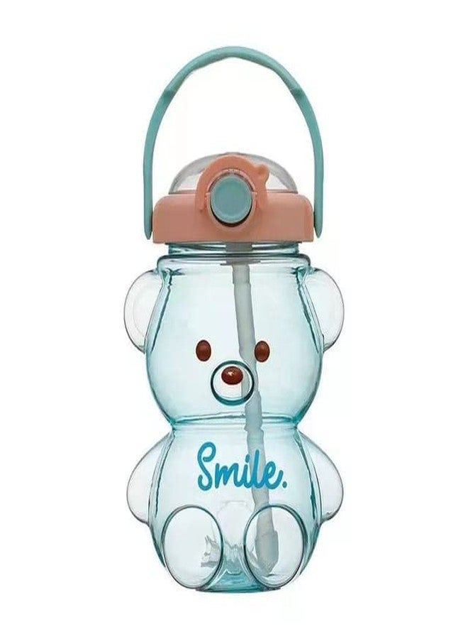 TEMSON 1500ml Water Bottle with Straw and Shoulder Strap for tracking, hiking and sports(CZMX-10049) - Image 1