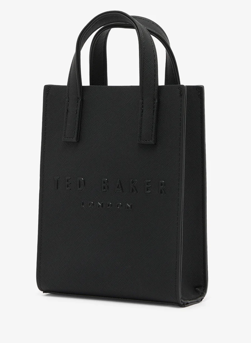 Ted Baker BLACK Crinkli Mini Icon Tote Bag for Women | Best Price UAE