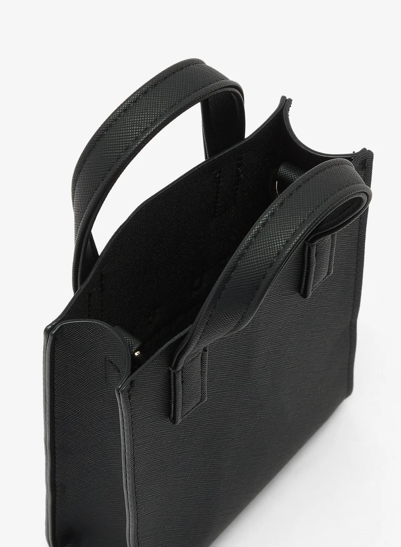 Ted Baker BLACK Crinkli Mini Icon Tote Bag for Women | Best Price UAE