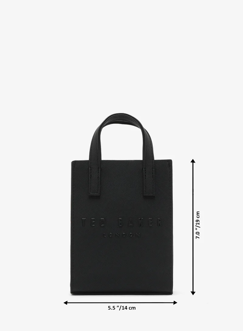 Ted Baker BLACK Crinkli Mini Icon Tote Bag for Women | Best Price UAE