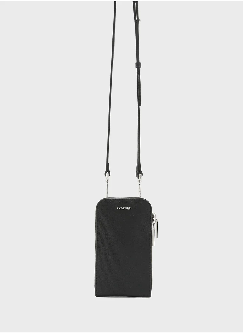 CALVIN KLEIN Must Phone Monogram Crossbody