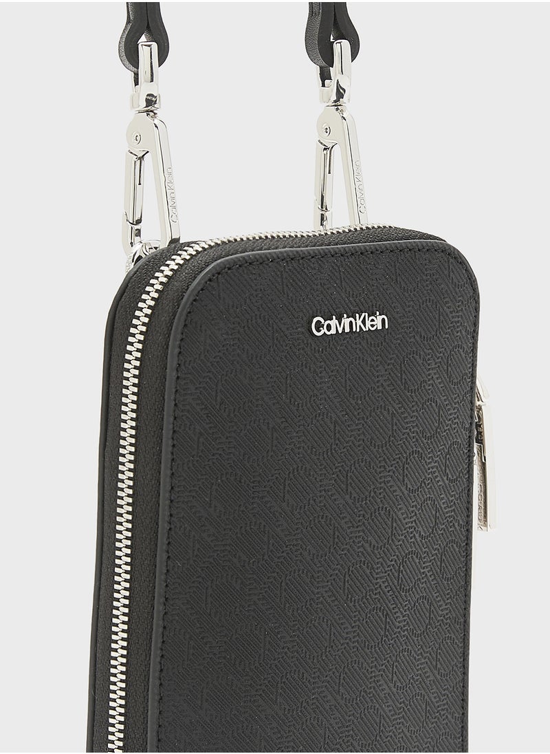 CALVIN KLEIN - CROSSBODY PHONE POUCH - Image 1