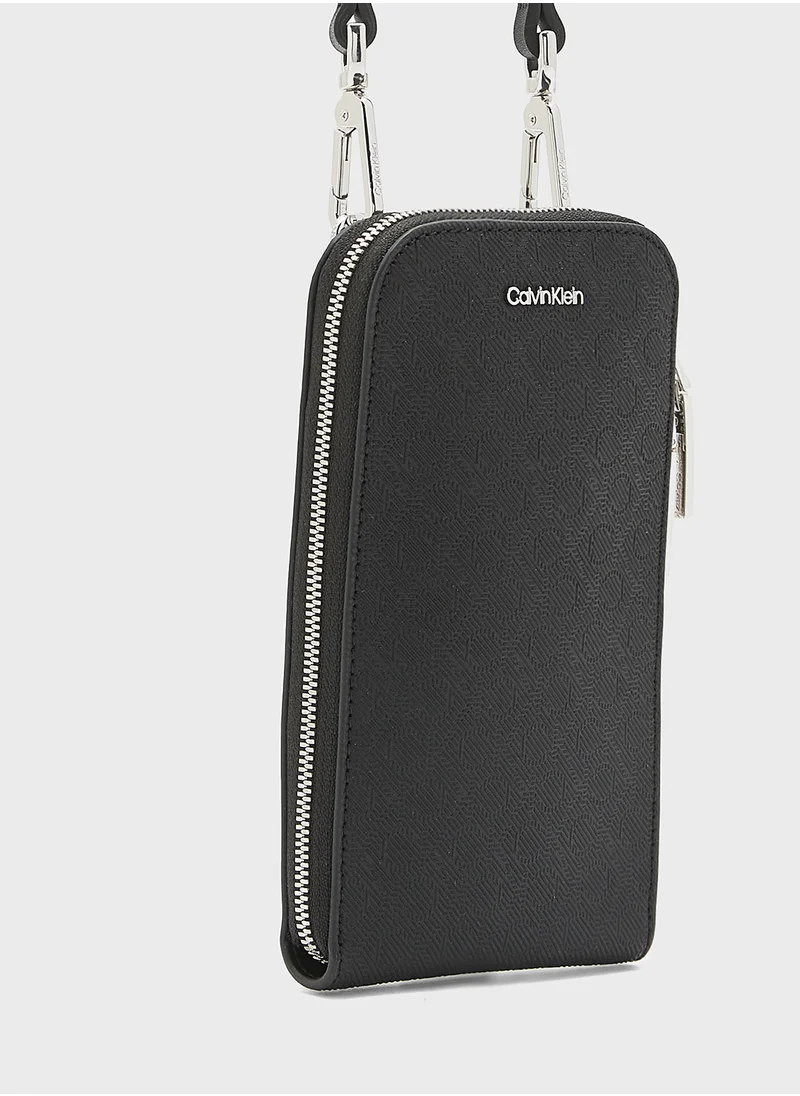 CALVIN KLEIN CROSSBODY PHONE POUCH