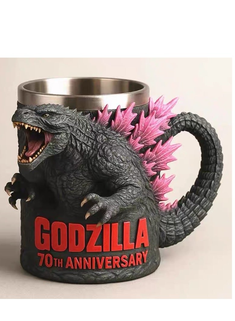 Godzilla 70th Anniversary 3D mug Pink