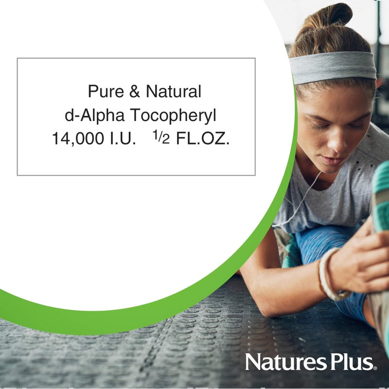 NaturesPlus Natures Plus Vitamin E Oil - 14,000 IU, .5 fl oz - Moisturizes Face And Skin, Reduces Brown Spots, Strengthens Nails, Promotes Hair Growth, Antioxidant, Anti-Aging - Vegan - Image 4