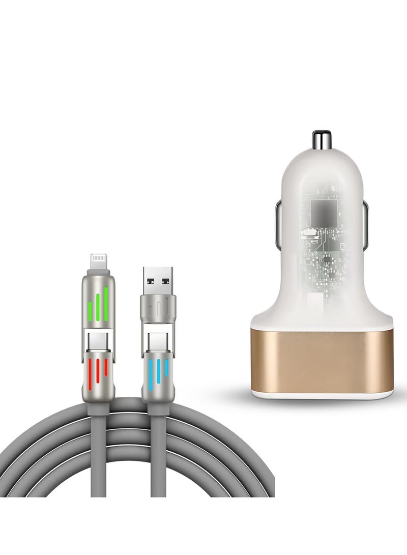 STILL 240W 2-in-2 Fast Data Cable (1M) & USB Car Charger | Intelligent Charging | Strong & Durable | Soft & Flexible | High-Speed Charging & Data Transfer | Burst Resistant - Image 1