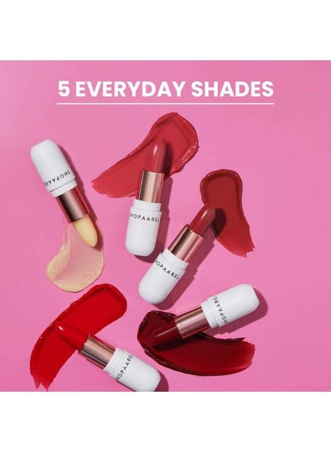 شوبارل مرطب الشفاه "ويت ليبس" (Wet Lips) من Shopaarel - لون شفاف، تركيبة مرطبة، فيتامين E، لمعان بمظهر رطب - درجة Heaven05، وزن 3.8 جم - Image 3