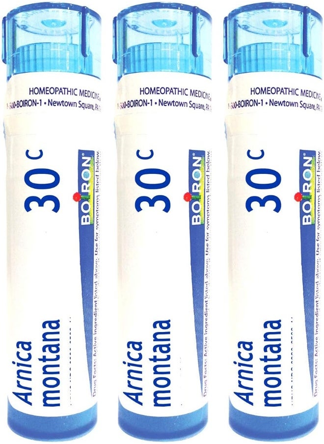 Boiron Arnica Montana 30C, 80 Pellets, Homeopathic Medicine For Muscle Pain, Stiffness, 3 Count  - Image 1