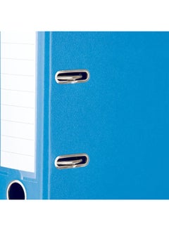 MOMENT Premium A4 Lever Arch File, Power Mechanism, Fsc Certified, Replaceable Spine Labels, Ring Binder, Archiving & Home Office File Organizer, Red  - Image 4