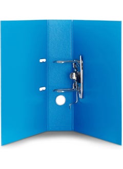 MOMENT Premium A4 Lever Arch File, Power Mechanism, Fsc Certified, Replaceable Spine Labels, Ring Binder, Archiving & Home Office File Organizer, Red  - Image 3
