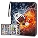 HESPLUS Sports Card Binder 9 Pocket Trading Card Binder 900 Pockets Double Sided Pockets Football Card Binder for Baseball Basketball Hockey Card Game Card and Other TCG Collection Storage Album - Image 3