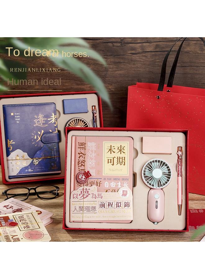 Bluejw Future Handbook Gift Box Suit Color Page Illustration Notebook Cute Girl's Heart Retro Style Notepad - Image 2