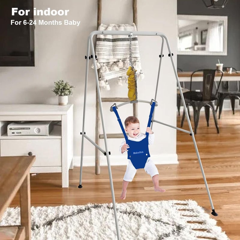 HI SUYI Baby Door Jumper and Bouncer with Stand for Active Babies That Love to Jump and Have Fun Toddler Infant - Image 2