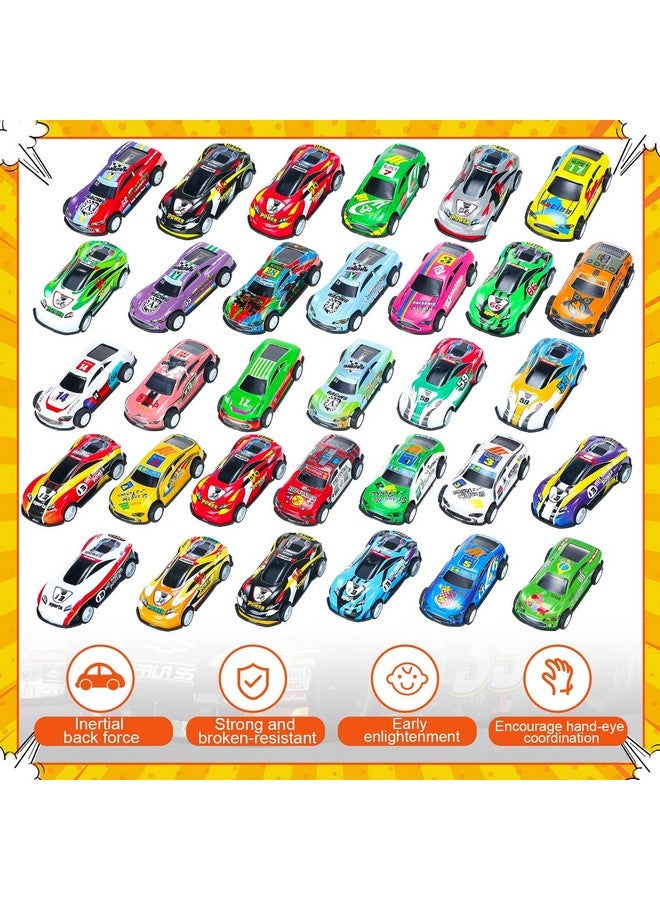 Vinsot Vinsot 100 Pcs Small Pull Back Toys Cars Metal Friction Die Cast Race Cars Set Fun Goodie Bag Stuffers Party Favor,Age Over 3  - Image 3