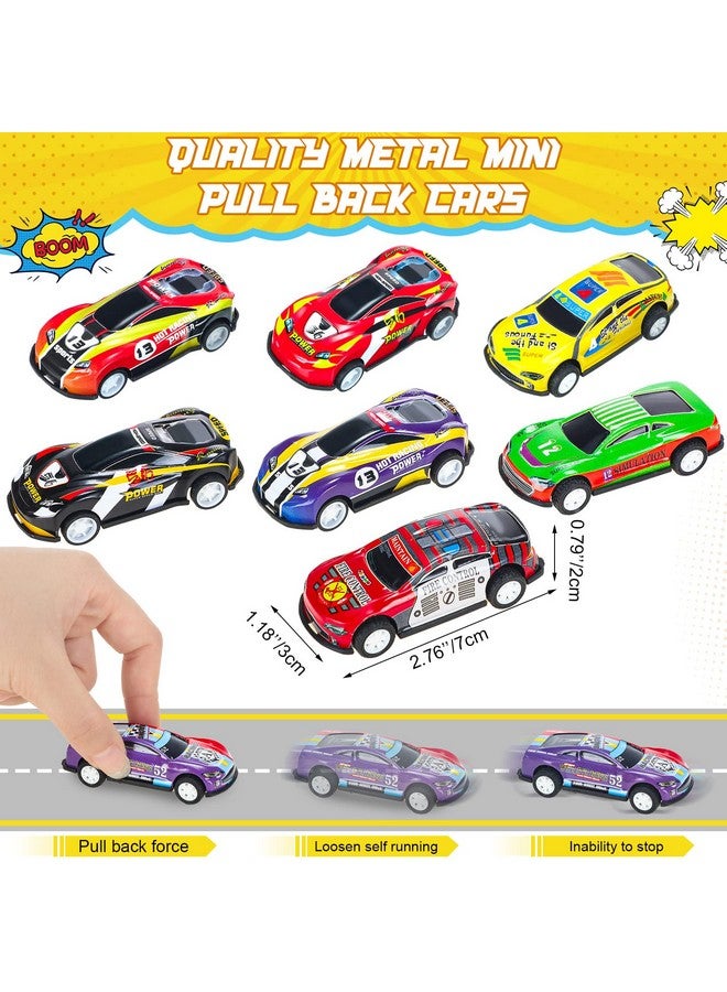 Vinsot Vinsot 100 Pcs Small Pull Back Toys Cars Metal Friction Die Cast Race Cars Set Fun Goodie Bag Stuffers Party Favor,Age Over 3  - Image 2