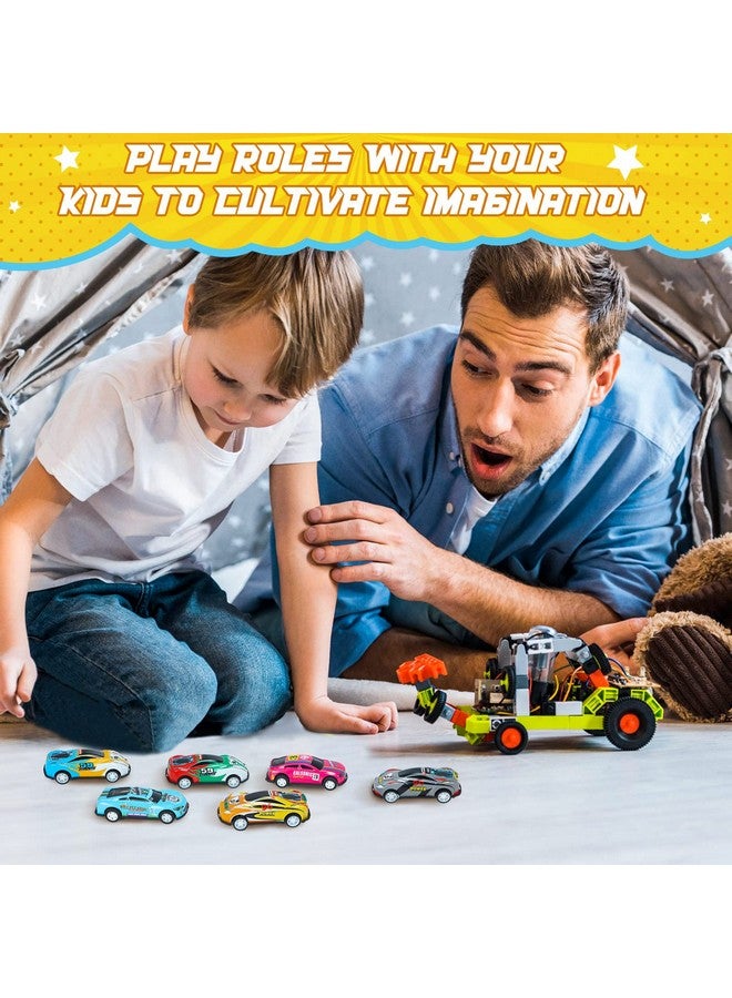 Vinsot Vinsot 100 Pcs Small Pull Back Toys Cars Metal Friction Die Cast Race Cars Set Fun Goodie Bag Stuffers Party Favor,Age Over 3  - Image 5