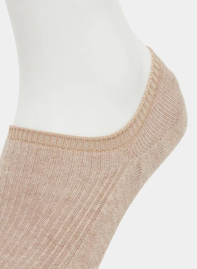 ستايلي Styli Set of 3 - Solid No Show Socks