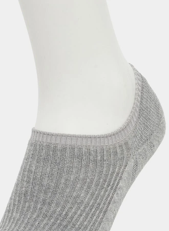 ستايلي Styli Set of 3 - Solid No Show Socks