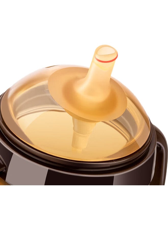Kamidi Wide-Neck Silicone Nipple Bottle With Straw For Baby Learning To Drink - Image 2