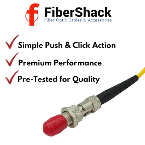 Fibershack - Fiber Optic ST Coupler & Dust Cap Kit for 2.5mm Cables. 20x ST Couplers for STUPC Patch Cords & 100x 2.5mm Clear SC Fiber Optic Dust Caps - Image 5