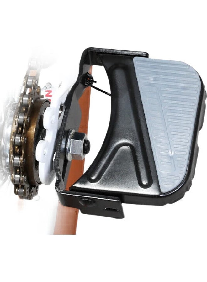 FLYING PIGEON Bicycle Electric Bike Rear Seat Pedals, Foldable Standing Thickened Widened Rear Wheel Pedals, Accessories, Children'S Footrest Pedals, Thickened Widened Folding Rear Foot Pedals - Image 3
