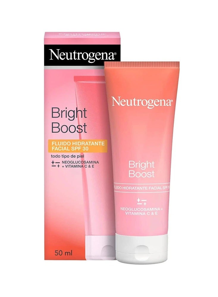 Neutrogena Acne Care Neutrogena Bright Boost Gel Face Cream SPF 30, 50ml, with antioxidants, vitamins C & E and Neoglucosamine, an essential hyaluronic acid that promotes skin care, refreshment and radiance, Neutrogena - Image 1
