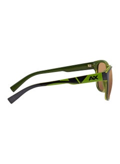 Armani Exchange Armani Exchange Rectangular Sunglasses, Darck Green and Brown/Copper-colored Lenses AX4036F 814373 Lens Size: 57mm  - Image 3