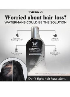 TRESEMME SH-CD Thermal Creations Hair Spray for Heat Protection from Blow Dryers and Ceramic Flat Irons + Grow Me Shampoo Enriched with Biotin, Caffeine and Argan Oil to Moisturize and Stimulate Hair Growth from Waterman's, 250 ml  - Image 5